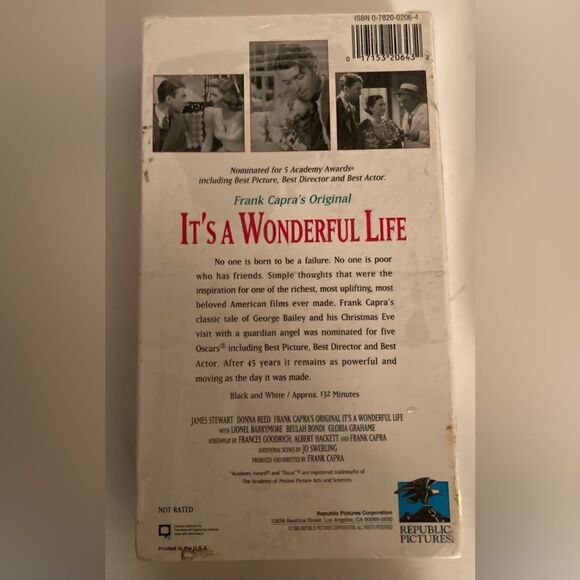 It’s a wonderful life Christmas VHS movie sealed New - Picture 2 of 4